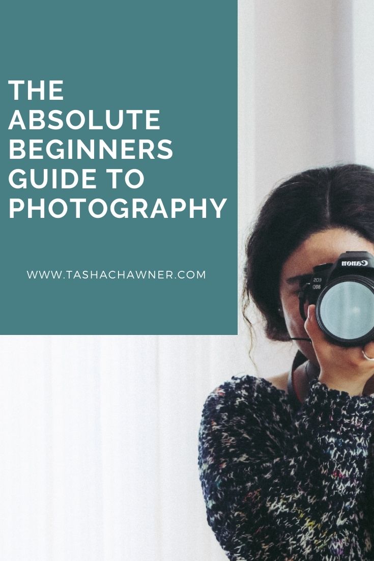 the absolute beginners guide to photography graphic